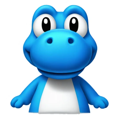 Blue Yoshi  sticker