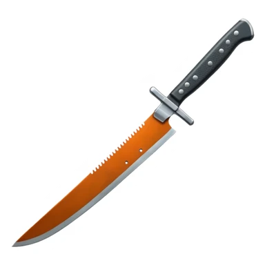 a machete from the Friday the 13th movie sticker