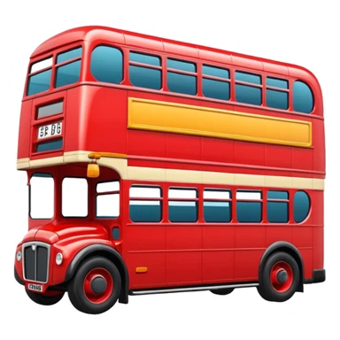 red bus sticker