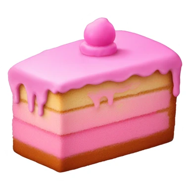 Pink frosted cake  sticker