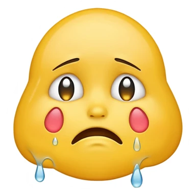 a emoji who are crying sticker