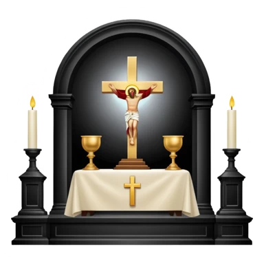 Holy Mass on the Alter of the Church sticker