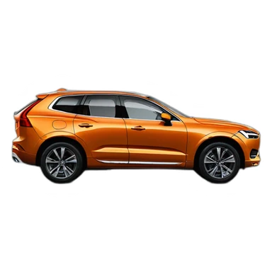 volvo xc60 orange back sticker