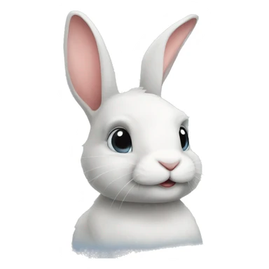 rabbit, riborn sticker