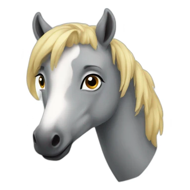 Guide mini horse sticker