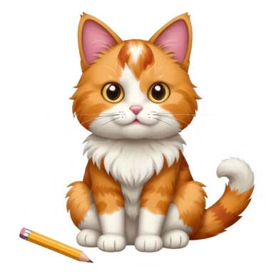 Calico chat drawing sticker