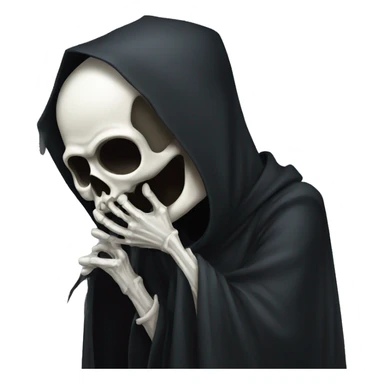 Grim reaper kiss grim reaper sticker