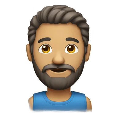 un hombre con barba y una gaita  sticker