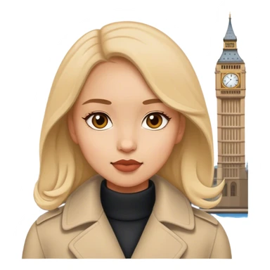 girl in London sticker