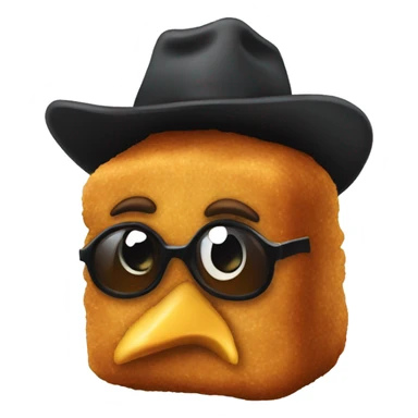gangster chicken nugget sticker
