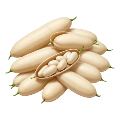 FEIJÃO branco sticker