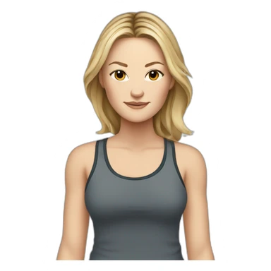 julia-stiles cartoon wearing tank top sticker
