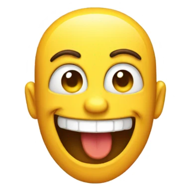 Side grin with finger gun sticker