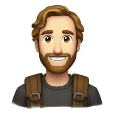asmongold smiles sticker