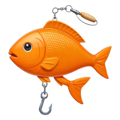 small fake bait fishing sticker