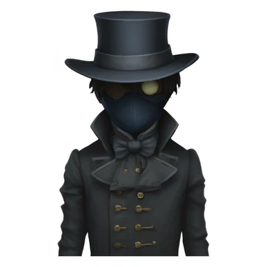bloodborne  Victorian age hiding face sticker