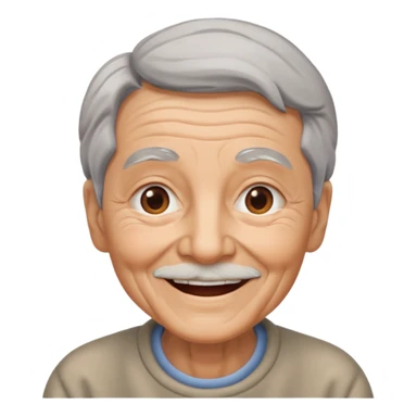 elderly with sunglasses sticker