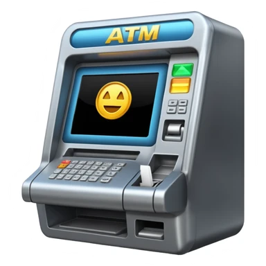 ATM  sticker