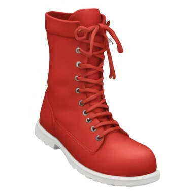 Footwear strong red sticker