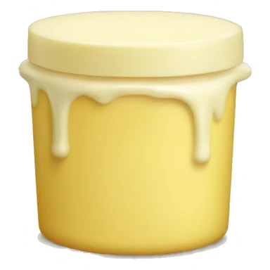 A tub of butter  sticker