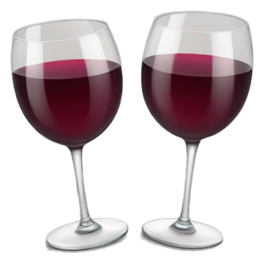 Wine glasses cheers sticker