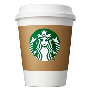 Starbucks coffee cup sticker