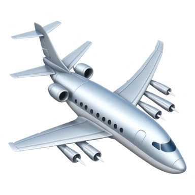 plane in the sky sticker