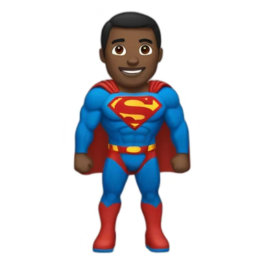 superman niger sticker
