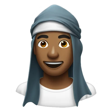 shark with durag sticker