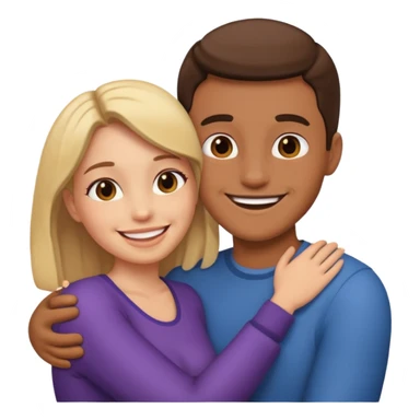 sarılan iki insan sticker