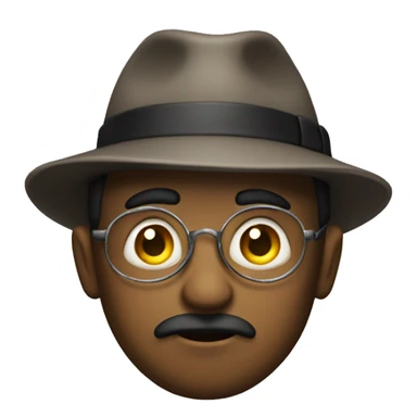 Detective con una lupa sticker