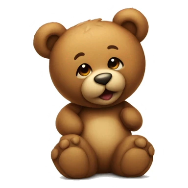 Teddy Bear Sending a Kiss  sticker