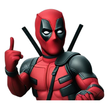 deadpool saying no sticker