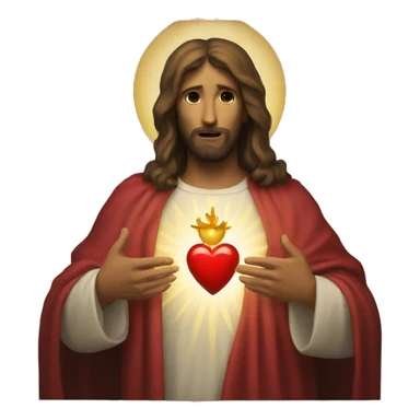 Christian Sacred Heart sticker