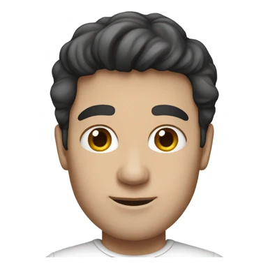 dark hair white man in a white skirt sticker