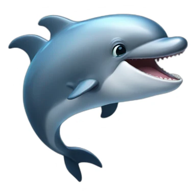 derp dolphin sticker