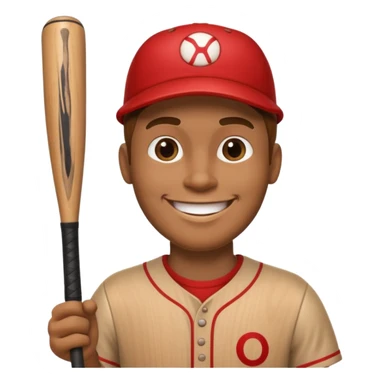 Tung tung tung sahur a wooden guy with a bat sticker