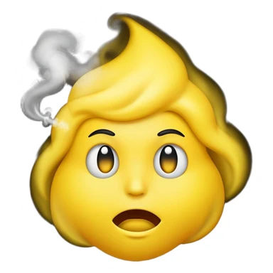 Side eye emoji smoking sticker
