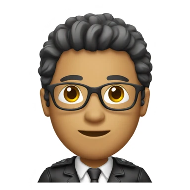 A psicologist in leather suit sticker