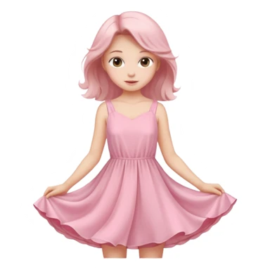 Clean girl pink d sticker