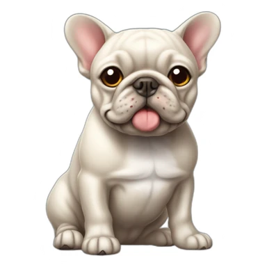 Bouledogue français réaliste sticker
