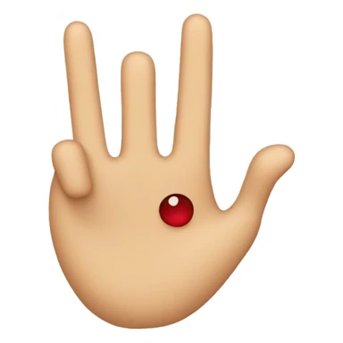 Finger guns, drawn by a 9-year-old sticker