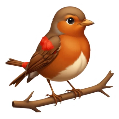 Little robin sticker