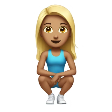 Why the girl in gym sticker