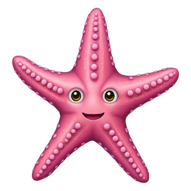 steluță de mare roz sticker