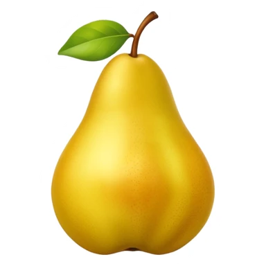  sarı Pear sticker
