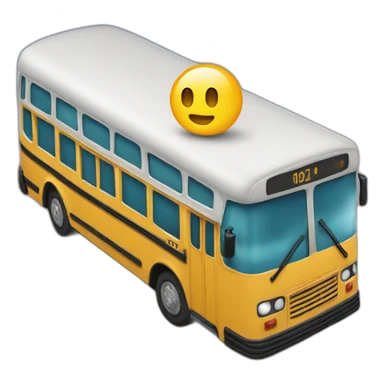 a modem on a bus sticker