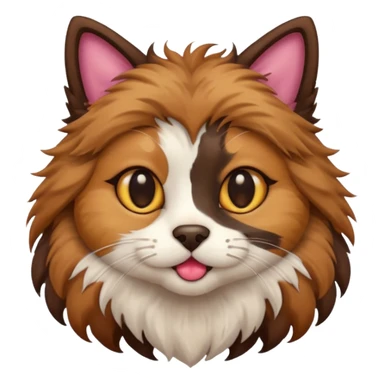 cat and dog one body sticker