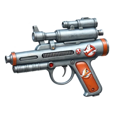 gun Ghostbusters emodji sticker