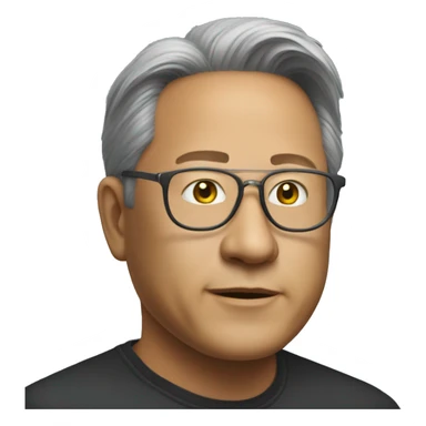 jensen huang sticker